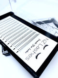 3D D Curl Premades - 0.10 Single Length Lashes (Long Stem)